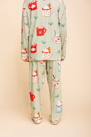 Kids' Pajamas Set "GREEN"