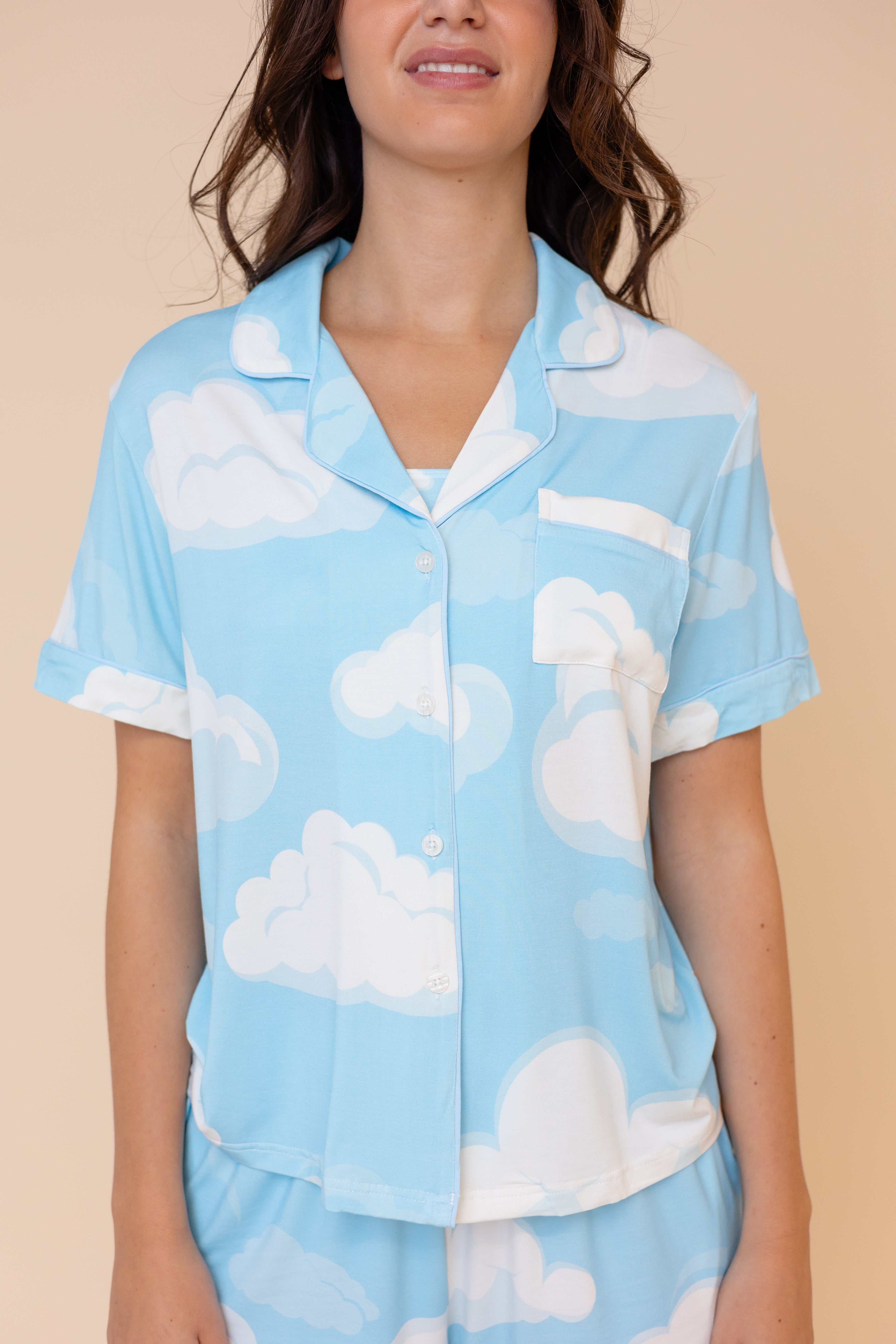 Pajama Blouse "SUR UN NUAGE"