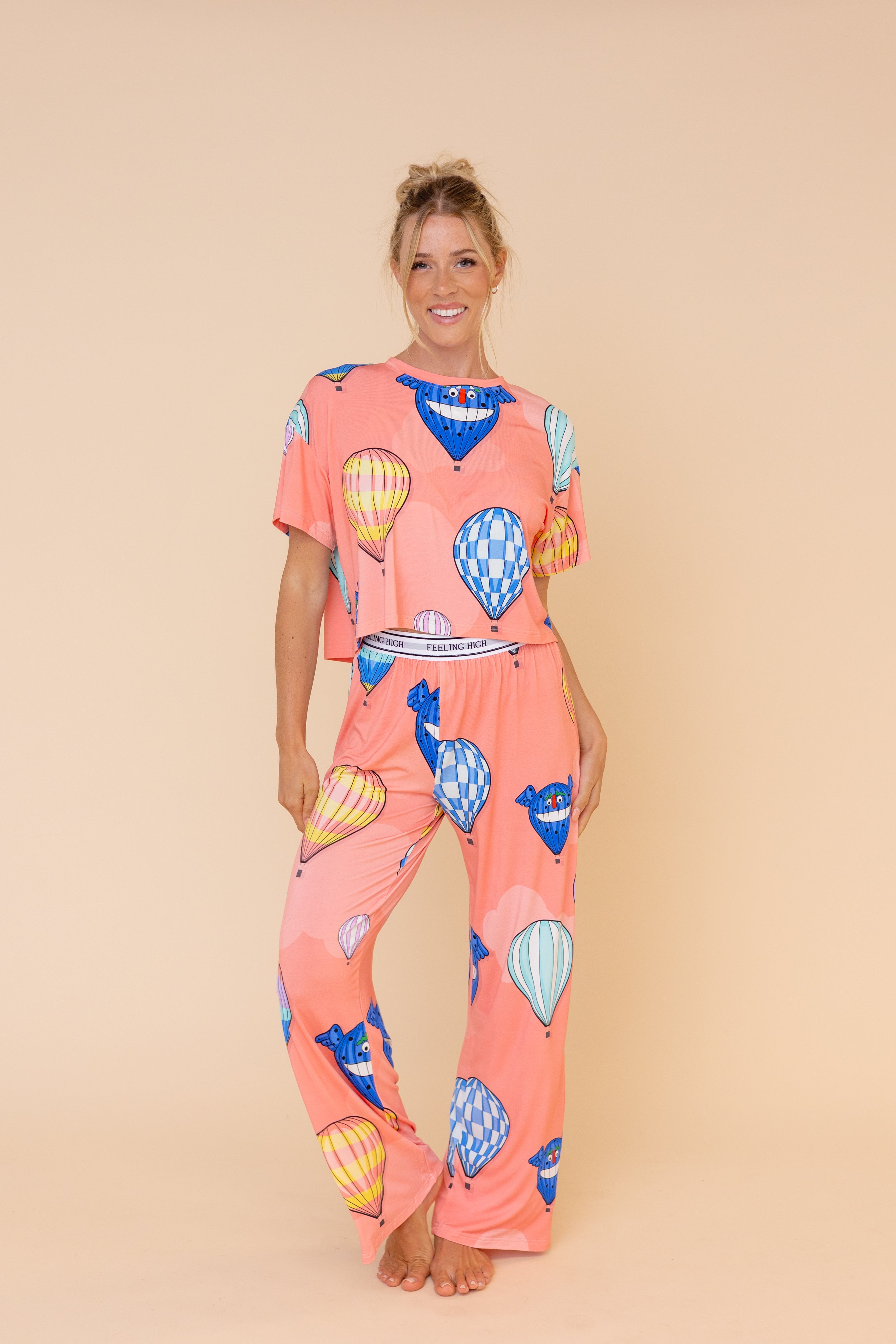Pajama Shirt "FEELING HIGH"
