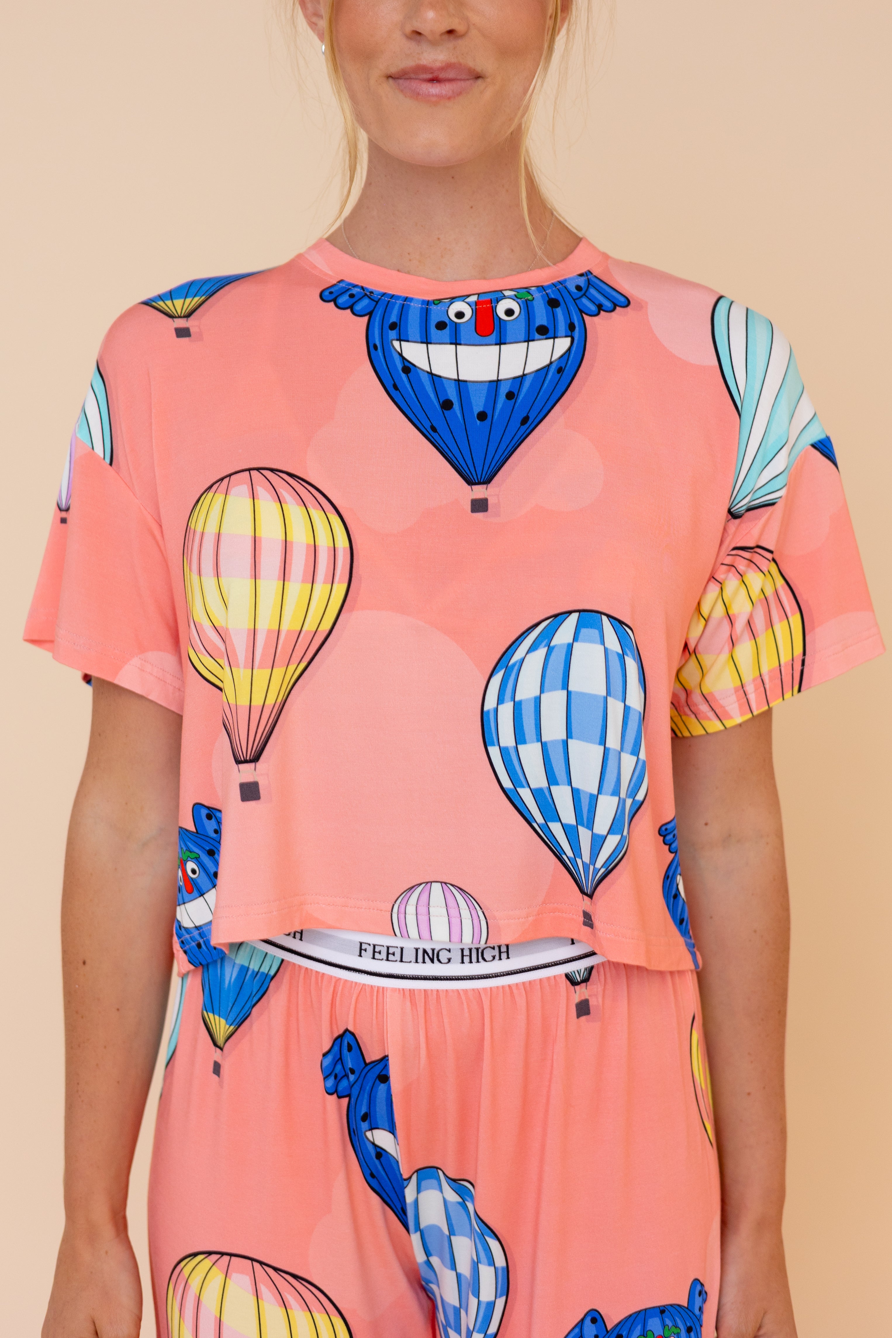 Pajama Shirt "FEELING HIGH"