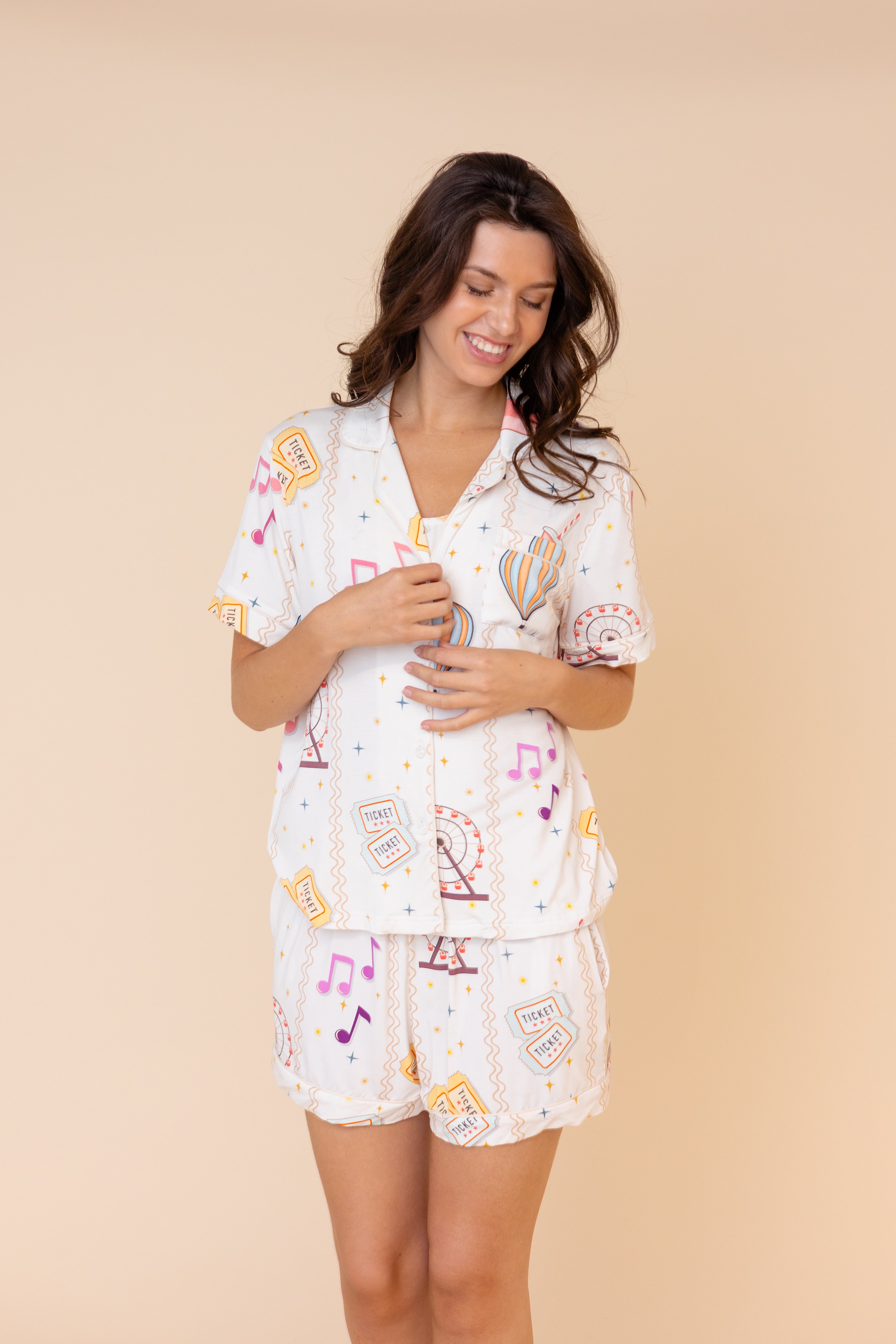 Pajama Blouse "FREE PASS"