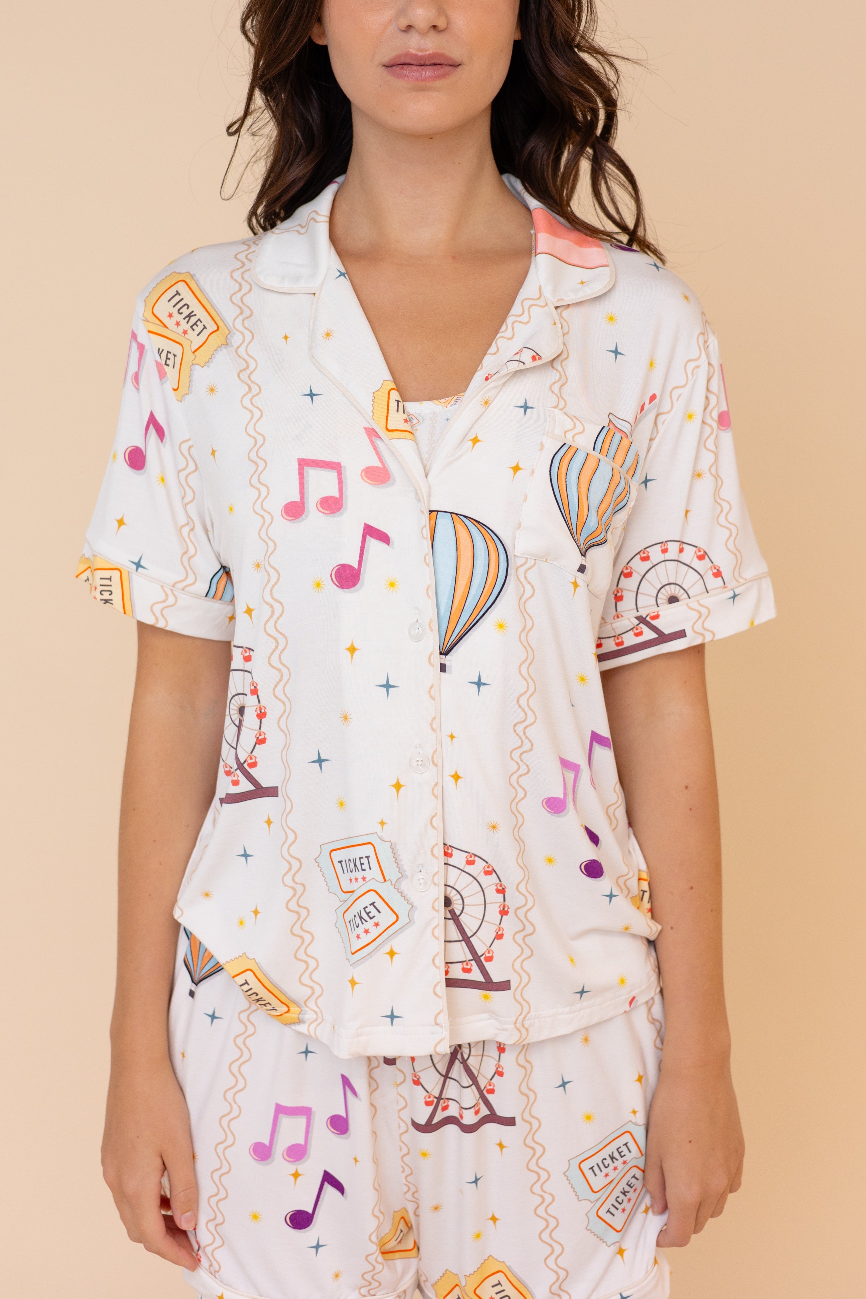 Pajama Blouse "FREE PASS"