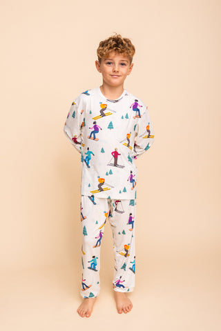 Kids' Pajamas Set "T'AS SKI FAUT"