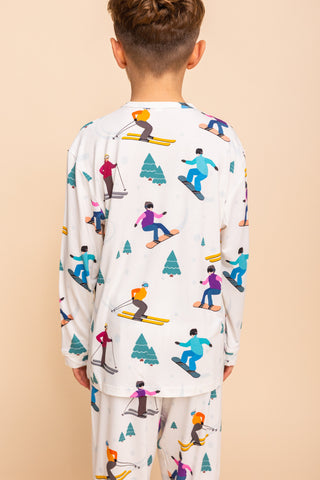 Kids' Pajamas Set "T'AS SKI FAUT"