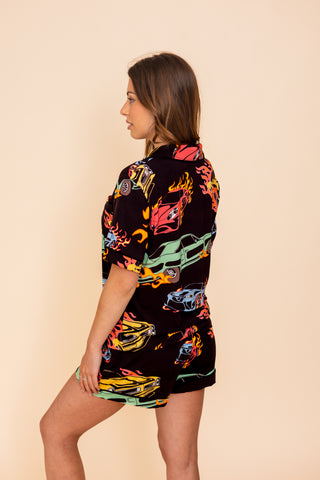 Pajama Shorts "DANGEROUS CURVES"