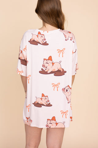 Unisex Long Tee "P'TIT COCHON"