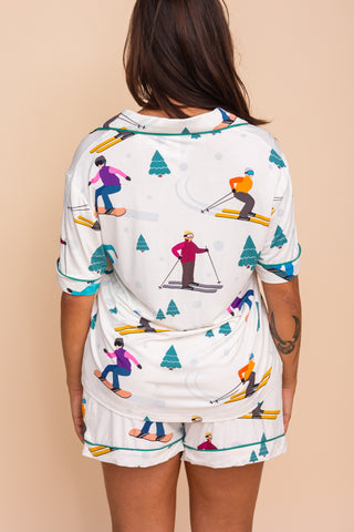 Pajama Blouse "T'AS SKI FAUT"