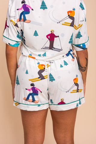 Pajama Shorts "T'AS SKI FAUT"