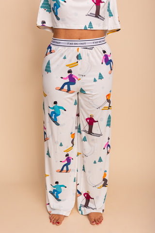 Pajama Pants "T'AS SKI FAUT"