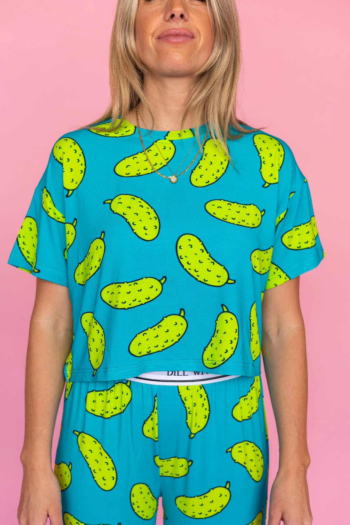 Pajama Top "DILL WITH IT"