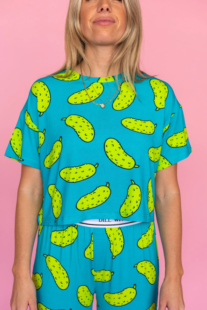 Pajama Top "DILL WITH IT"