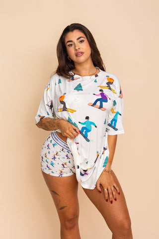 Unisex Long Tee "T'AS SKI FAUT"