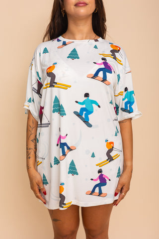 Unisex Long Tee "T'AS SKI FAUT"