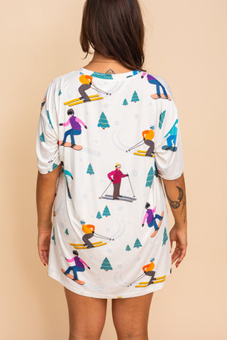 Unisex Long Tee "T'AS SKI FAUT"