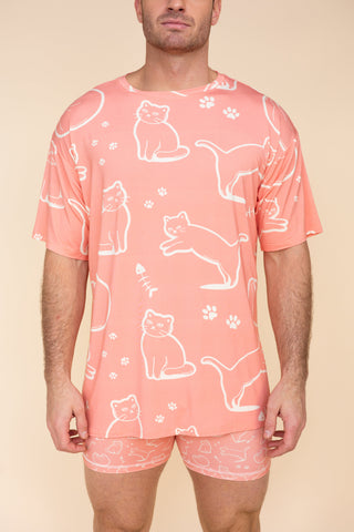 Unisex Long Tee "FELINE GOOD"