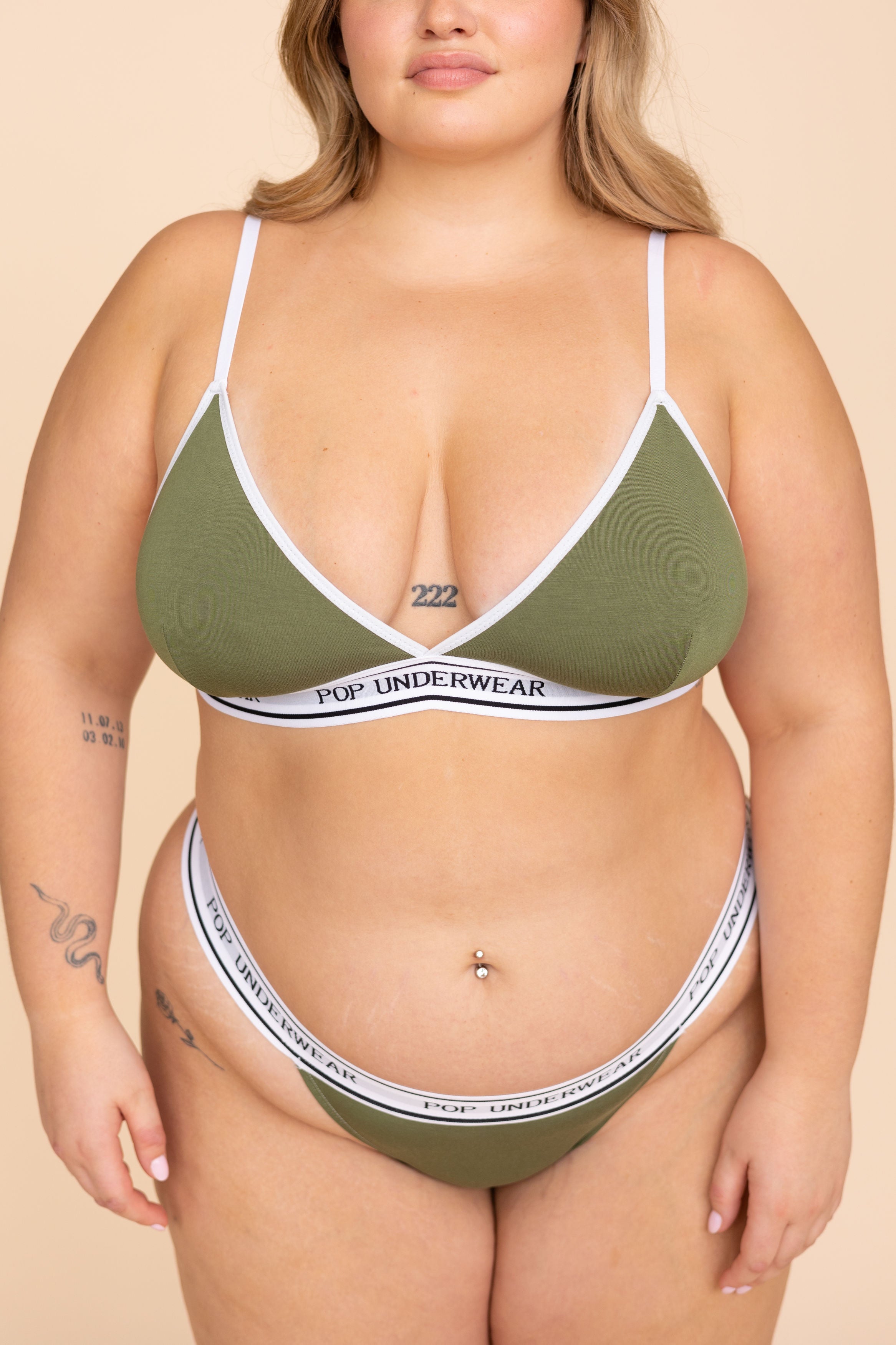 Bralette "KHAKI"
