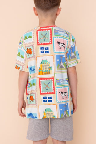 Kids' Long Tee "JE ME SOUVIENS"