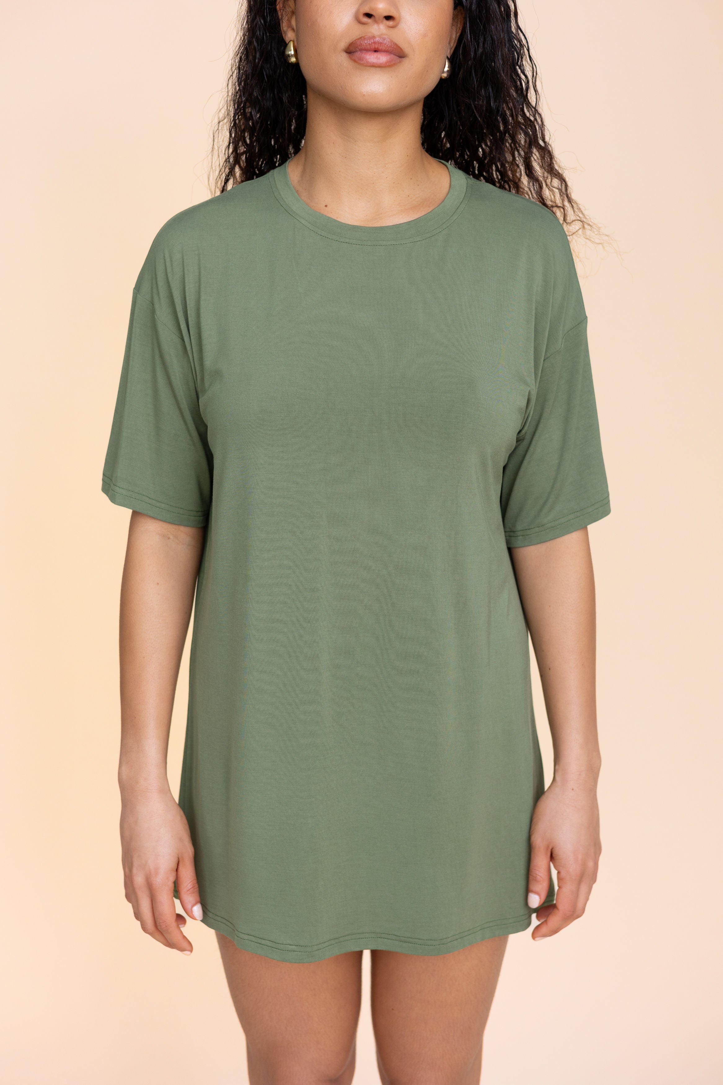 Unisex Long Tee "KAKI"