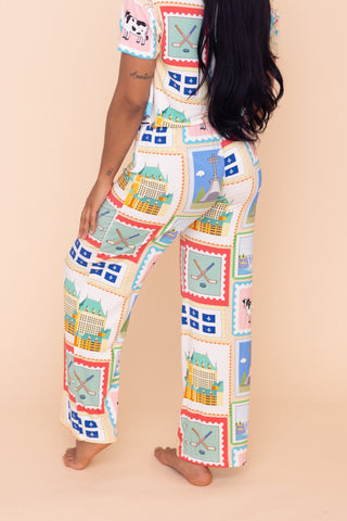 Pajama Pants "JE ME SOUVIENS"