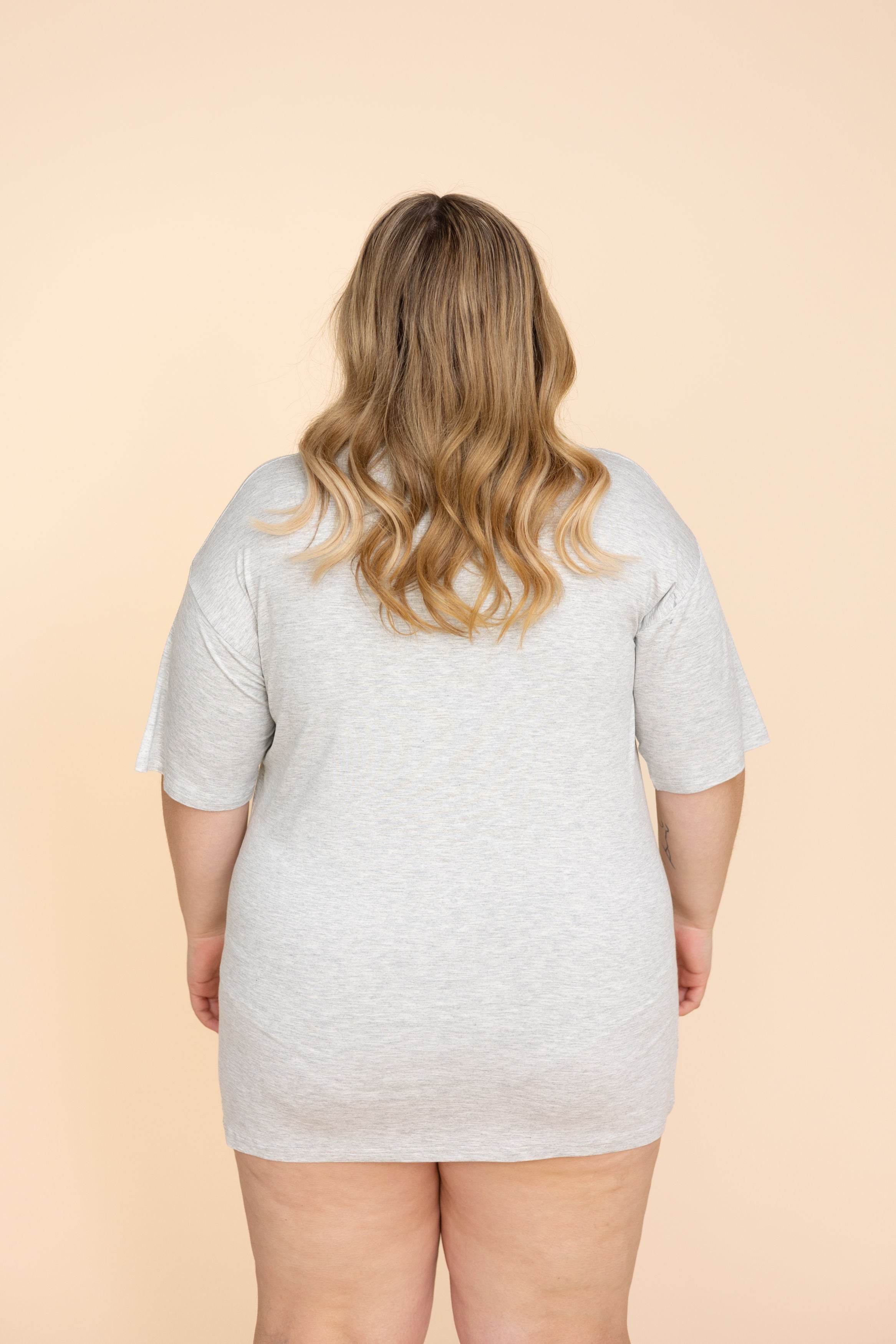 Unisex Long Tee "GRAY"