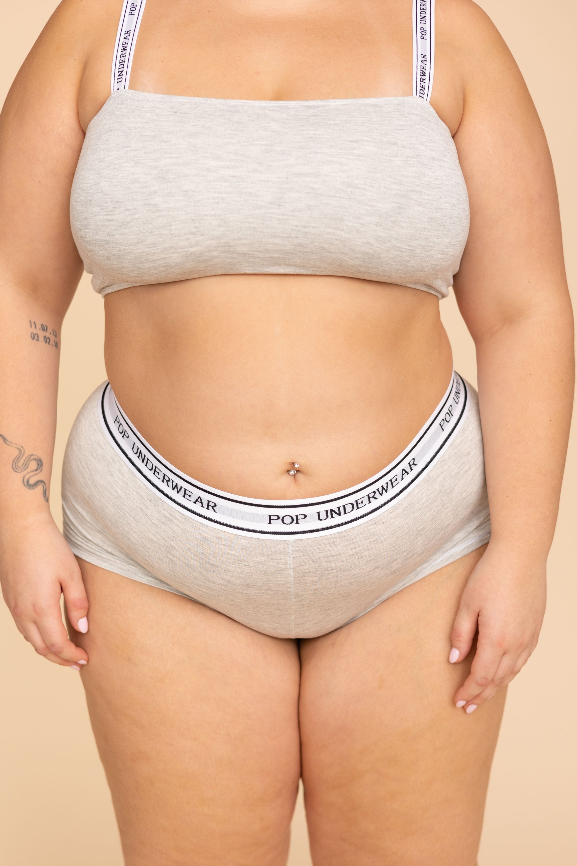Women's Boxer Briefs "GREY" - 4-Pack