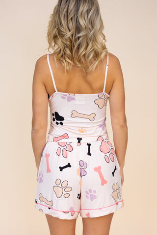 Pajama Shorts "TA PAW LE DROIT"