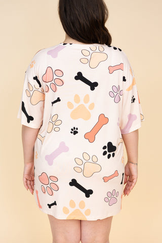 Unisex Long Tee "TA PAW LE DROIT"