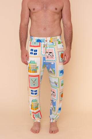 Unisex Pajama Joggers "JE ME SOUVIENS"
