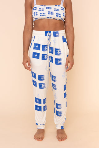 Unisex Pajama Joggers "VIVE LE QUÉBEC"