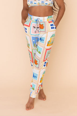 Unisex Pajama Joggers "JE ME SOUVIENS"