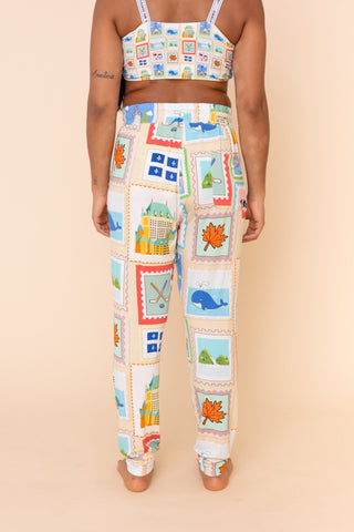 Unisex Pajama Joggers "JE ME SOUVIENS"