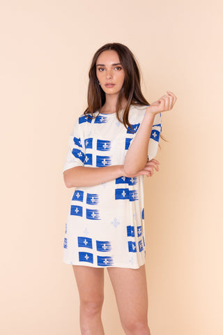Unisex Long Tee "VIVE LE QUÉBEC"