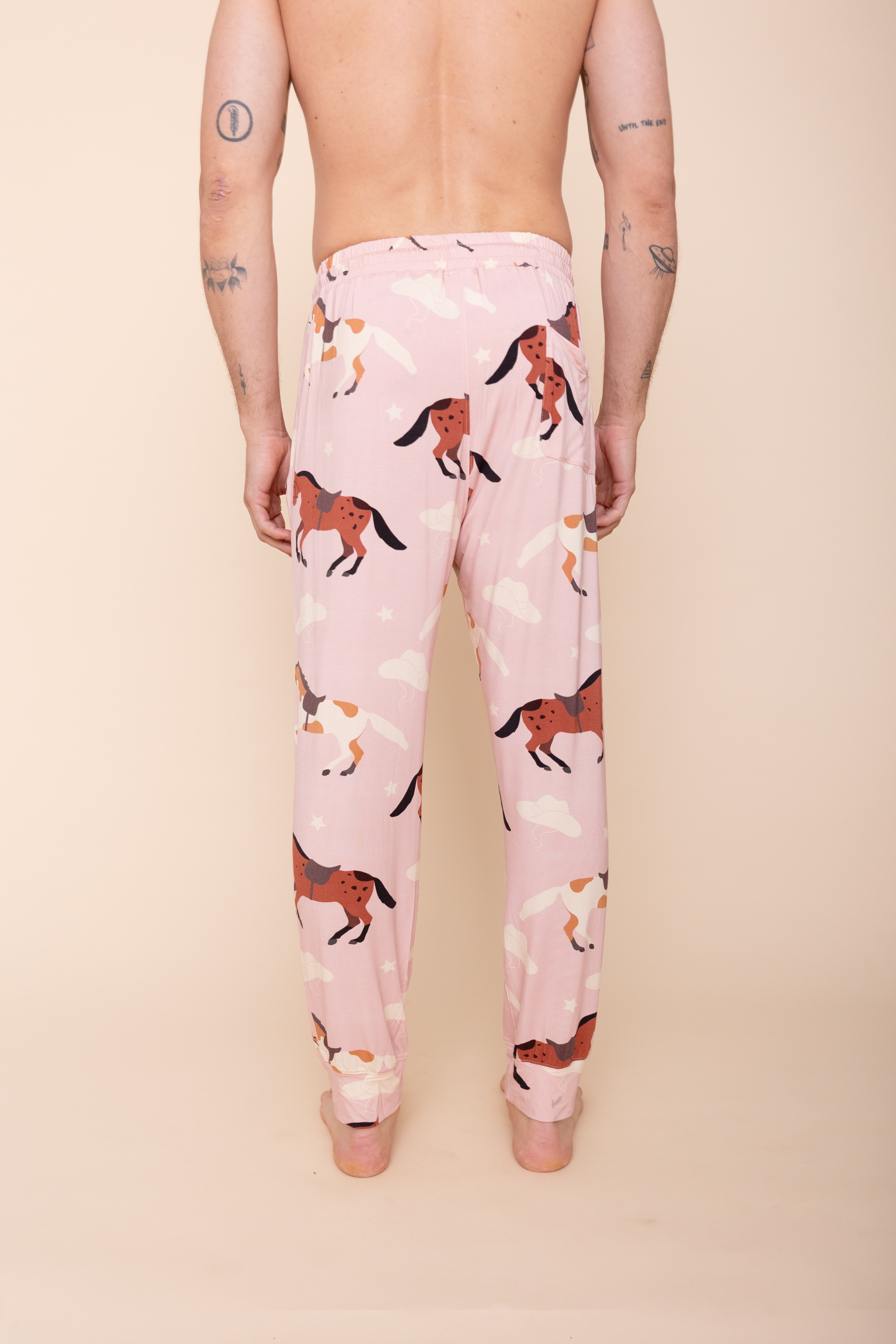 Unisex Pajama Joggers "EN SELLE MA BELLE"