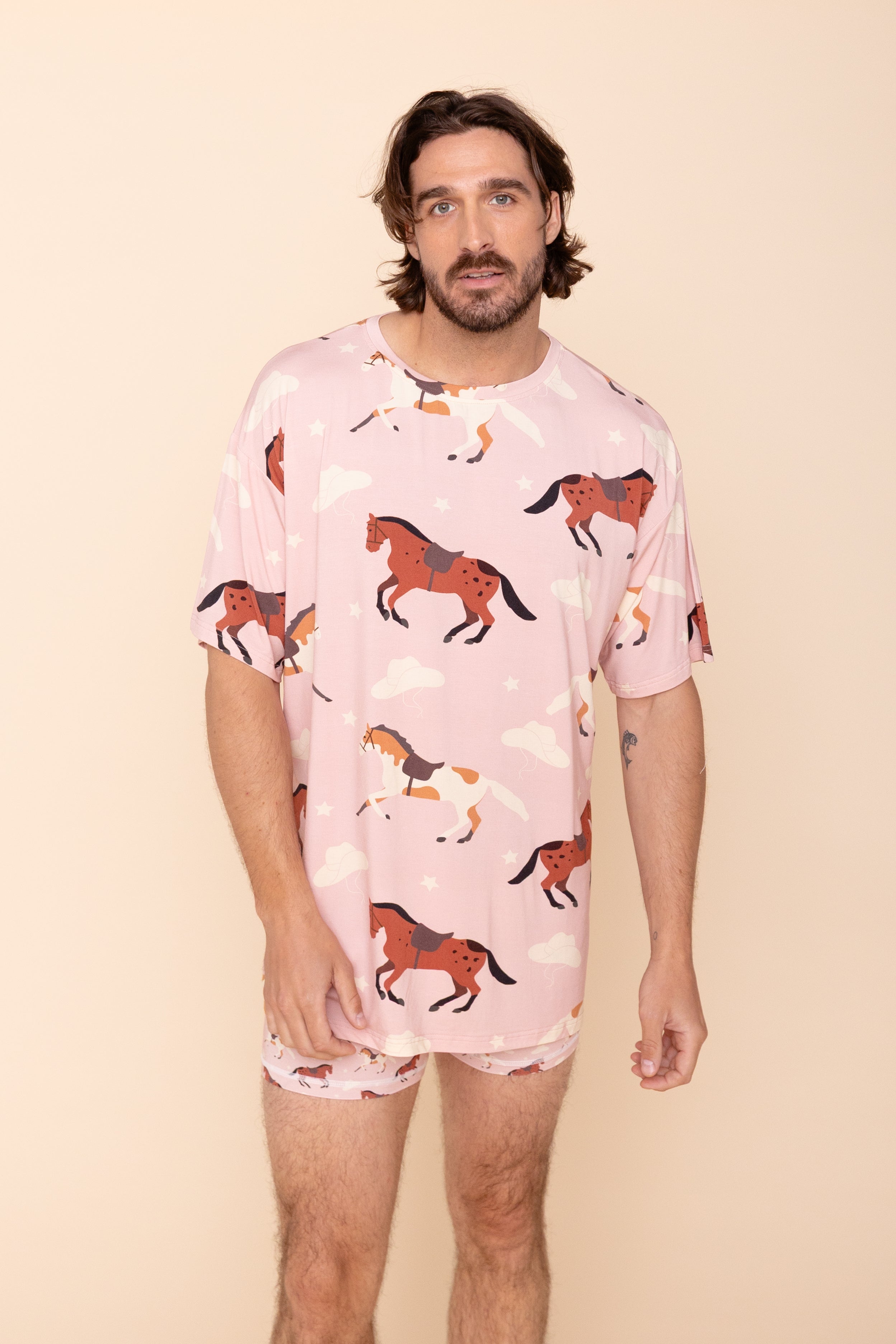 Unisex Long Tee "EN SELLE MA BELLE"