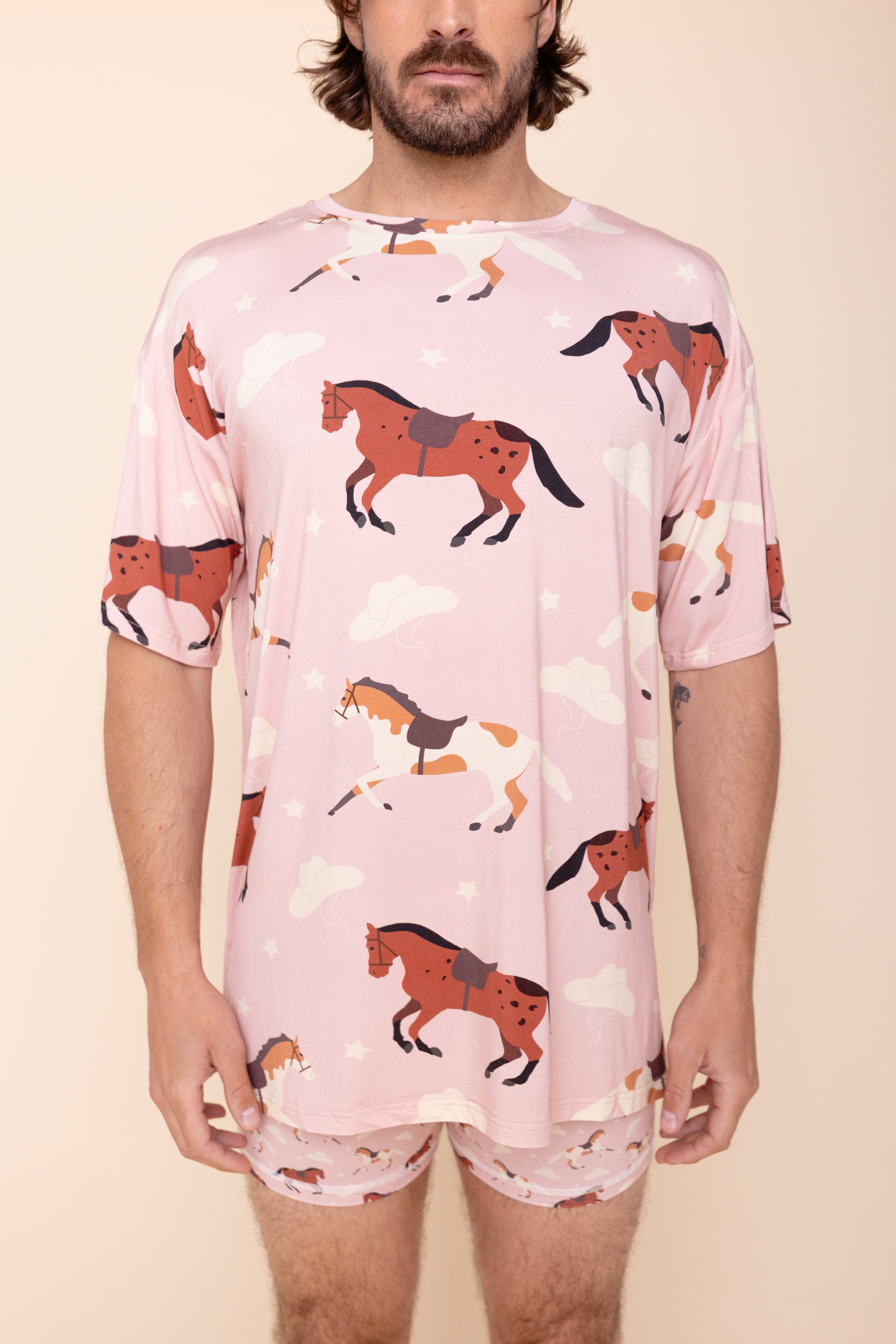 Unisex Long Tee "EN SELLE MA BELLE"