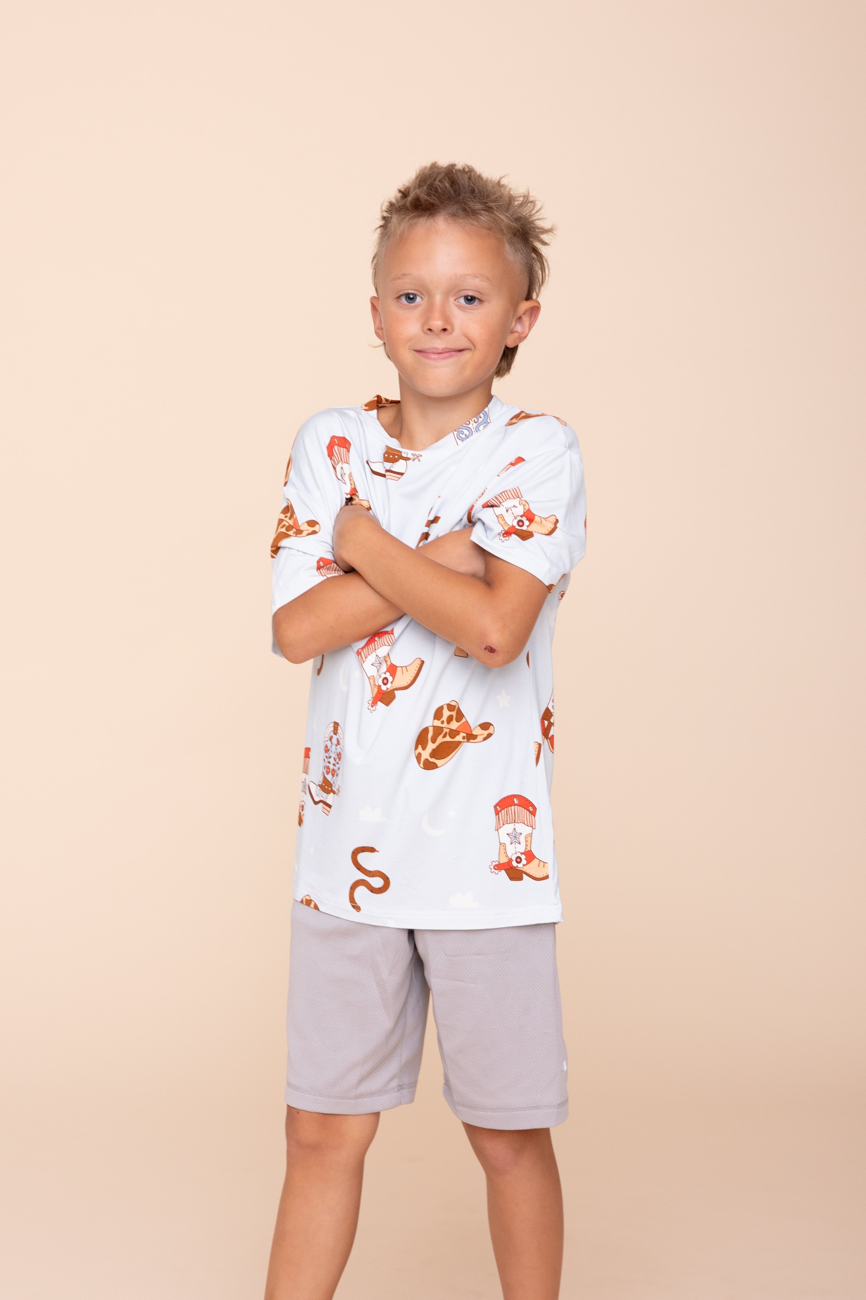 Kids' Long Tee "BOTTE TES FESSES"