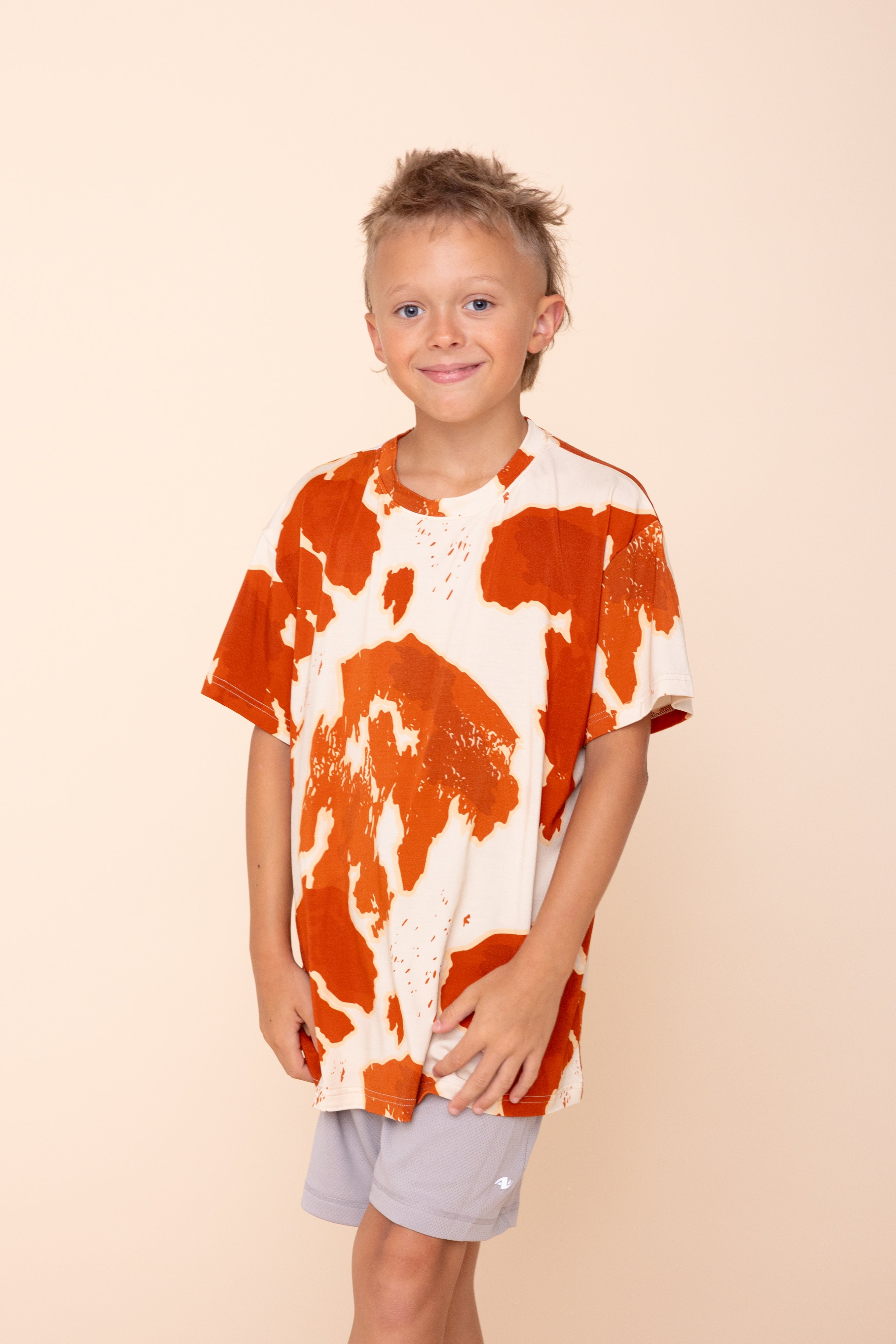 Kids' Long Tee "VACHE-MENT HOT"