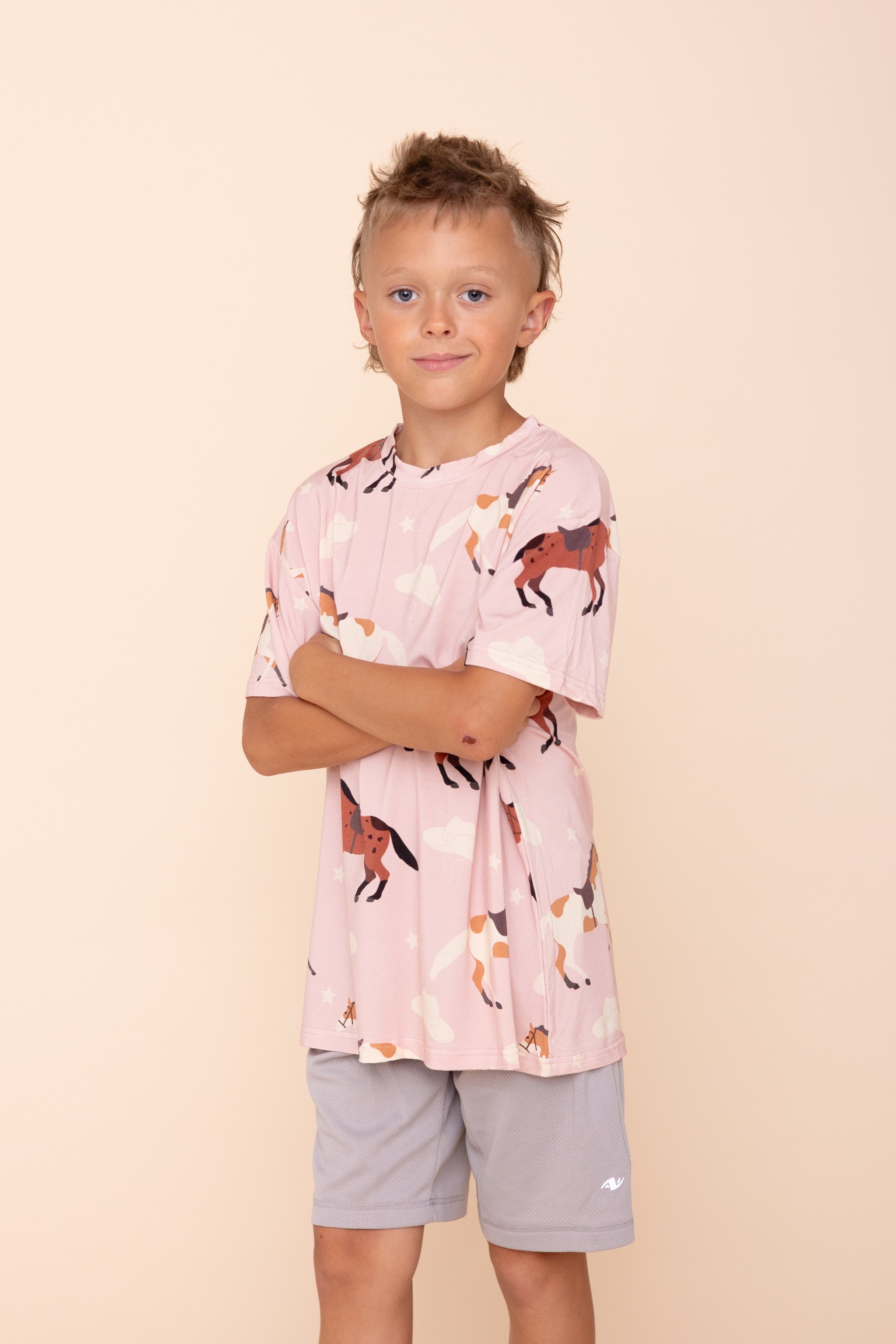 Kids' Long Tee "EN SELLE MA BELLE"