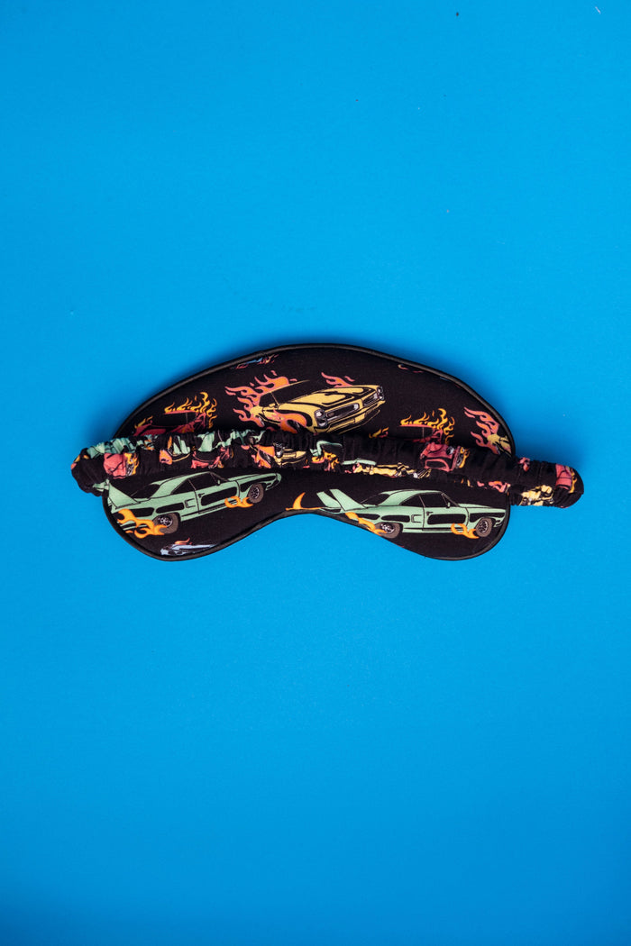 Sleep mask "DANGEROUS CURVES"