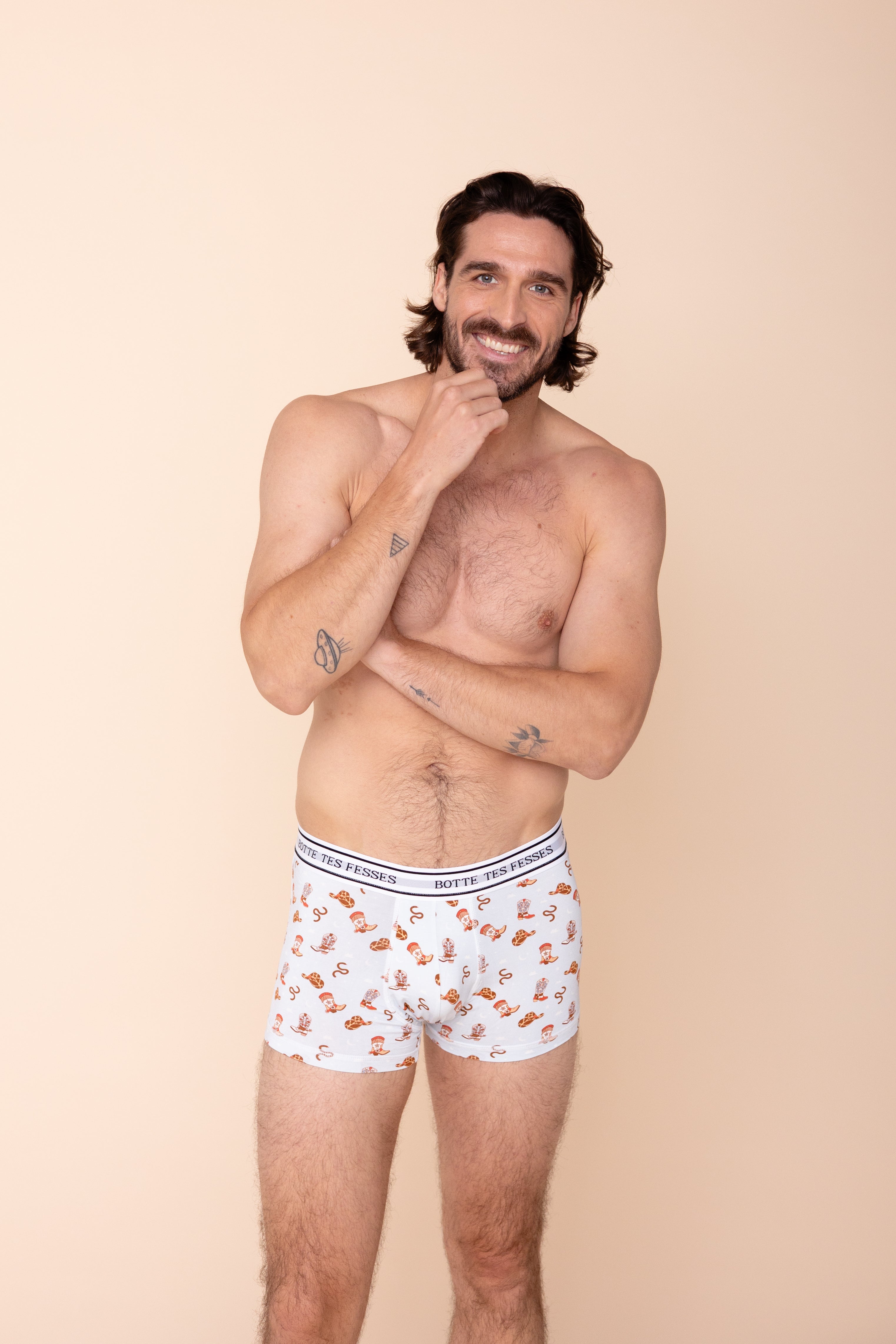 Short Boxer Briefs "BOTTE TES FESSES"