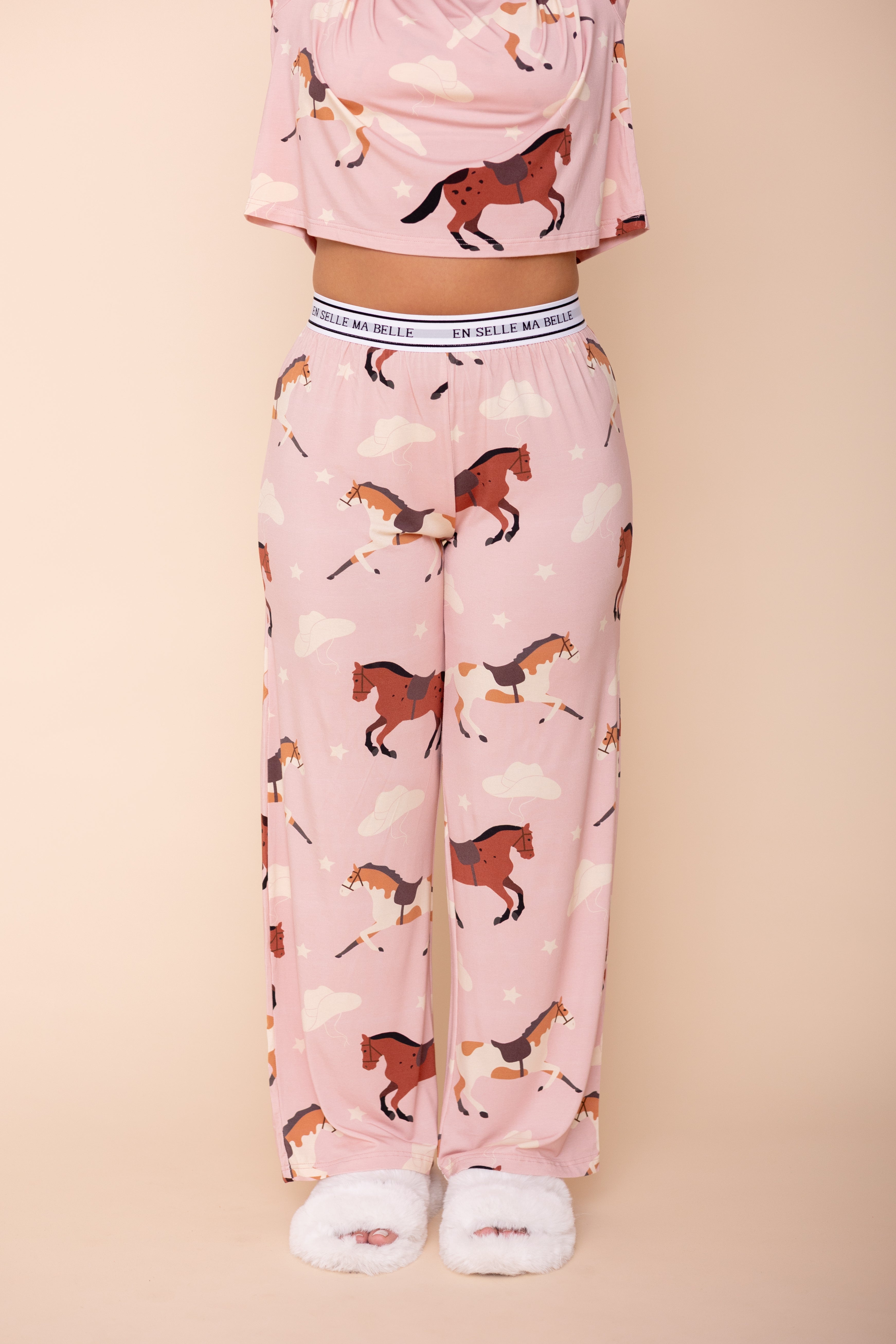 Pajama Pants "EN SELLE MA BELLE"