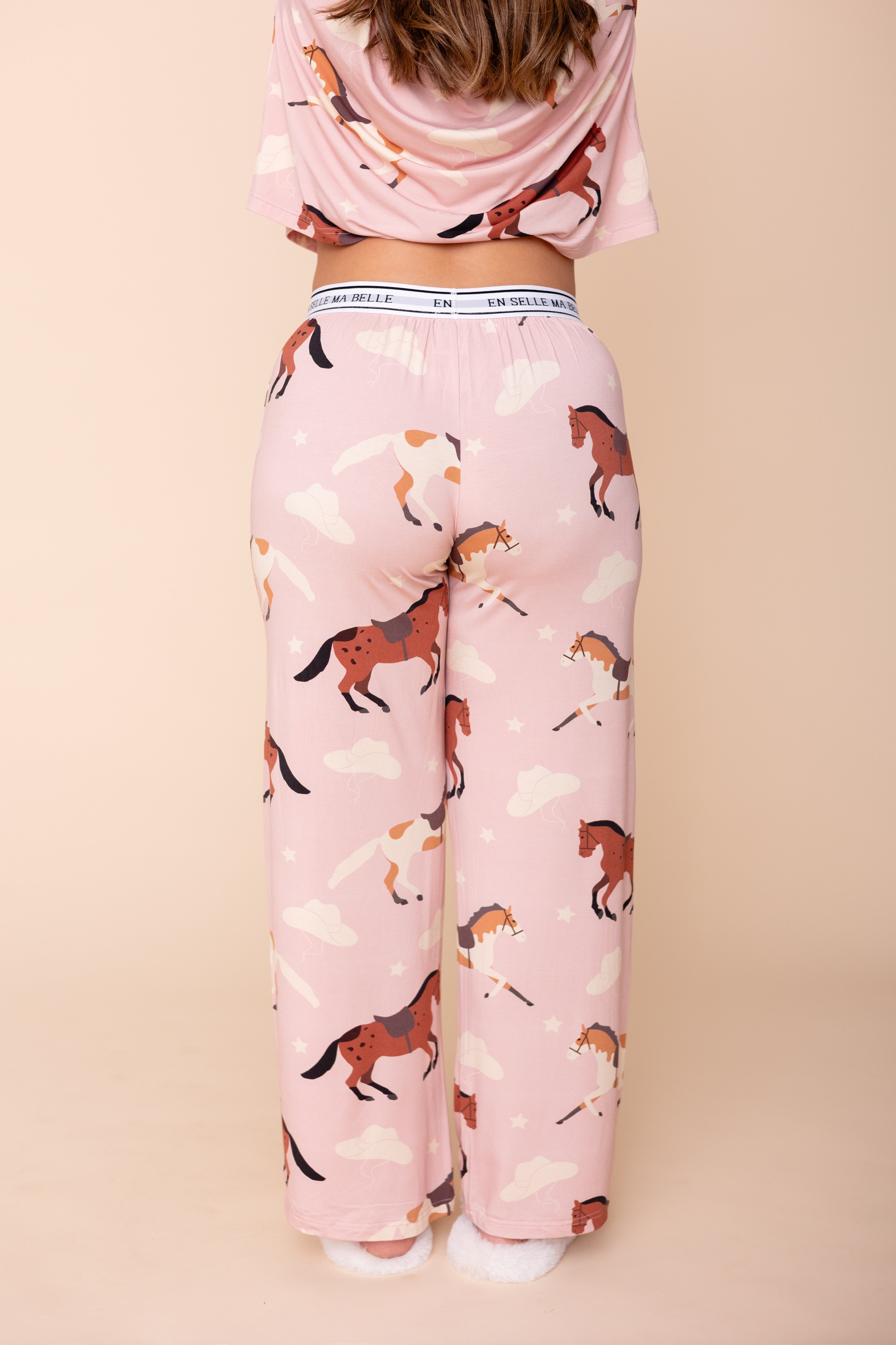 Pajama Pants "EN SELLE MA BELLE"