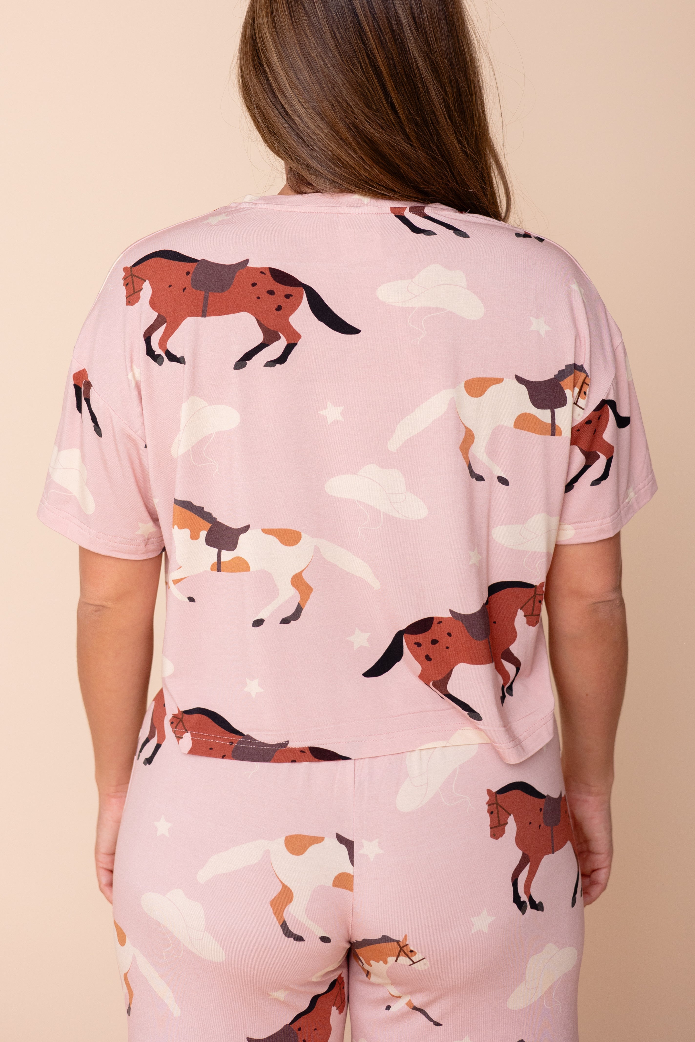 Pajama Shirt "EN SELLE MA BELLE"
