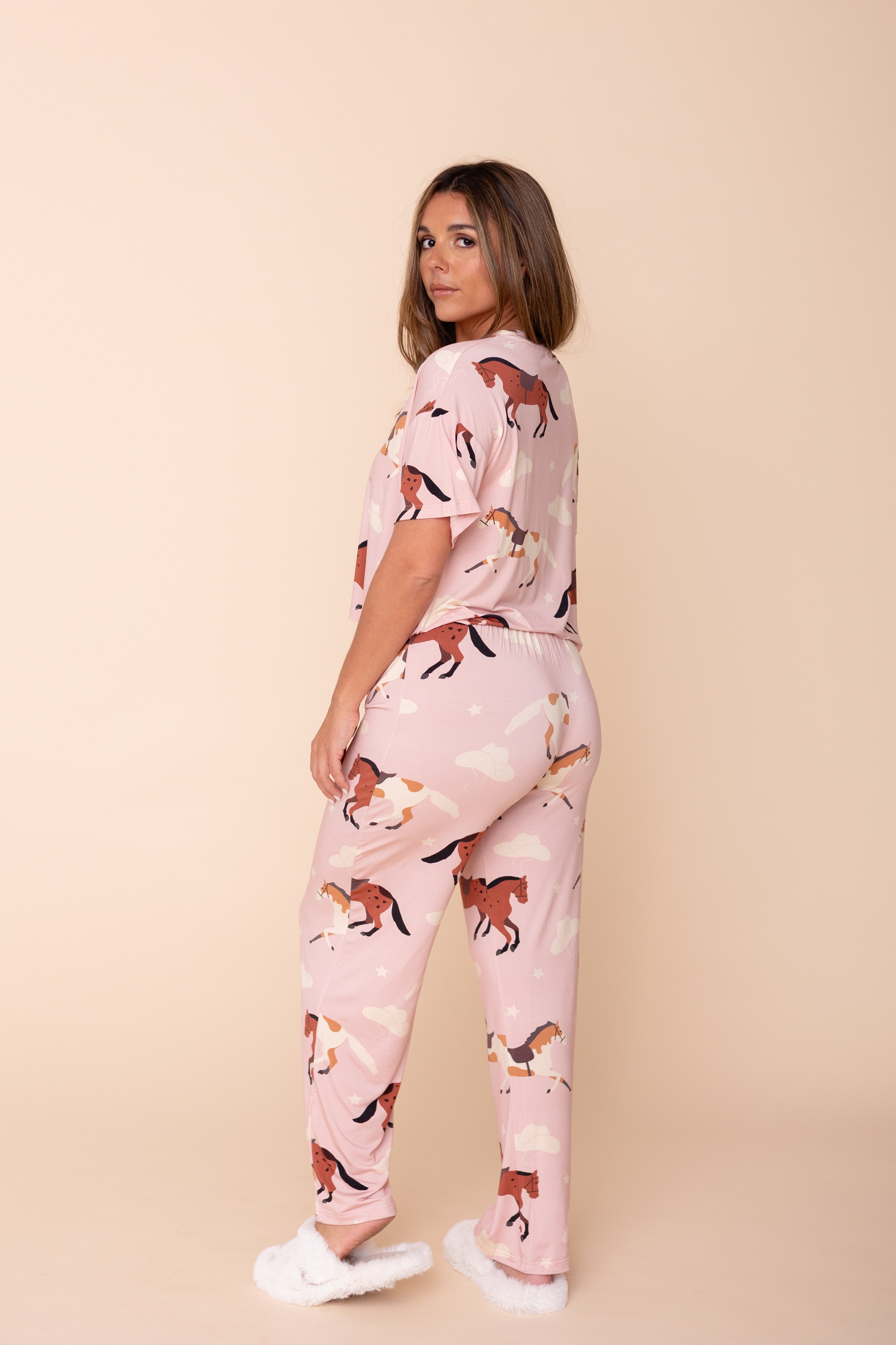 Pajama Pants "EN SELLE MA BELLE"