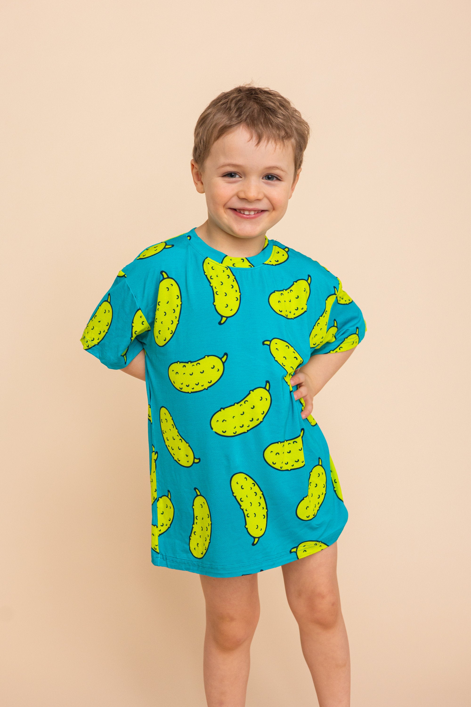 Kids' Long Tee "DILL WITH IT"