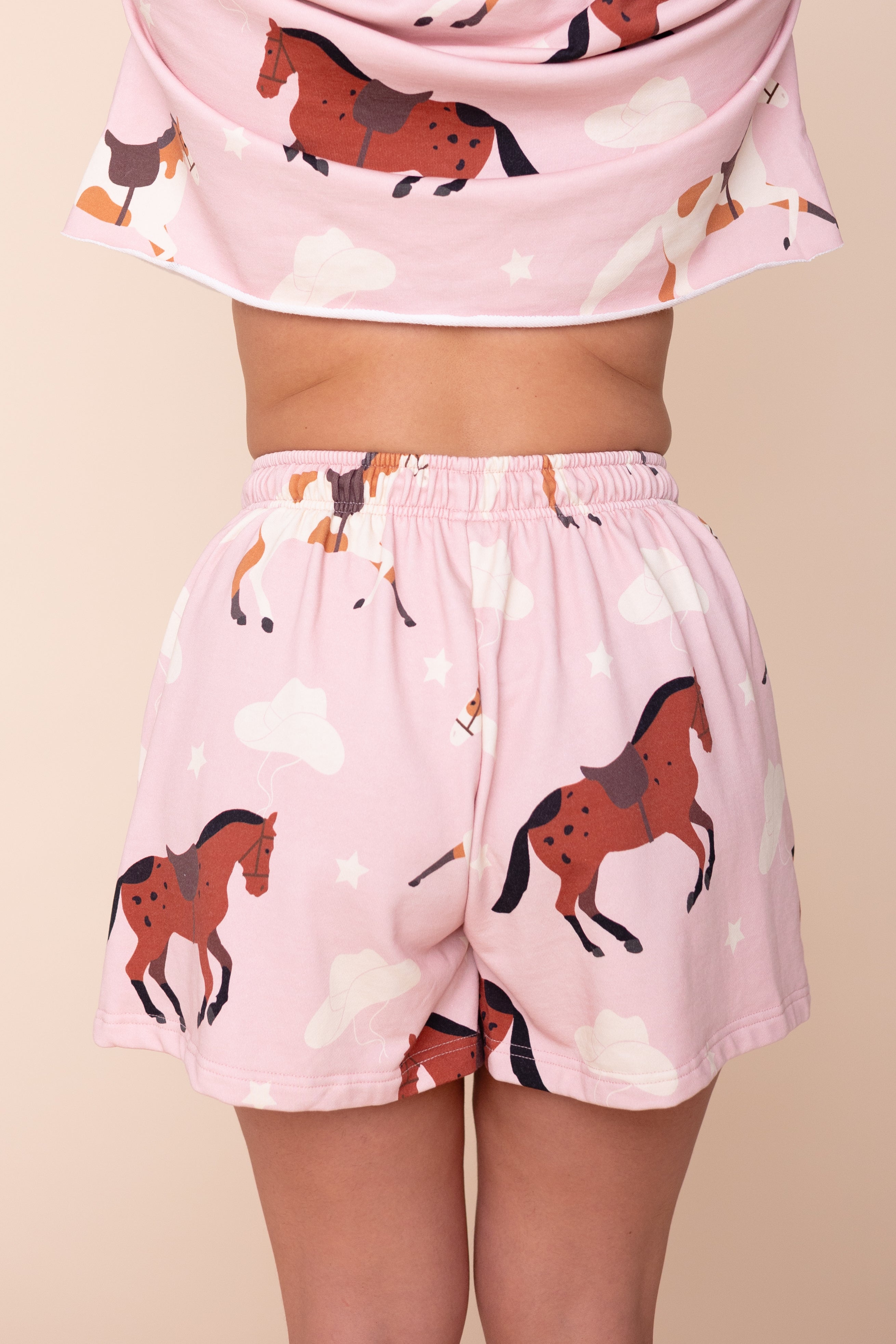 Comfy Shorts "EN SELLE MA BELLE"