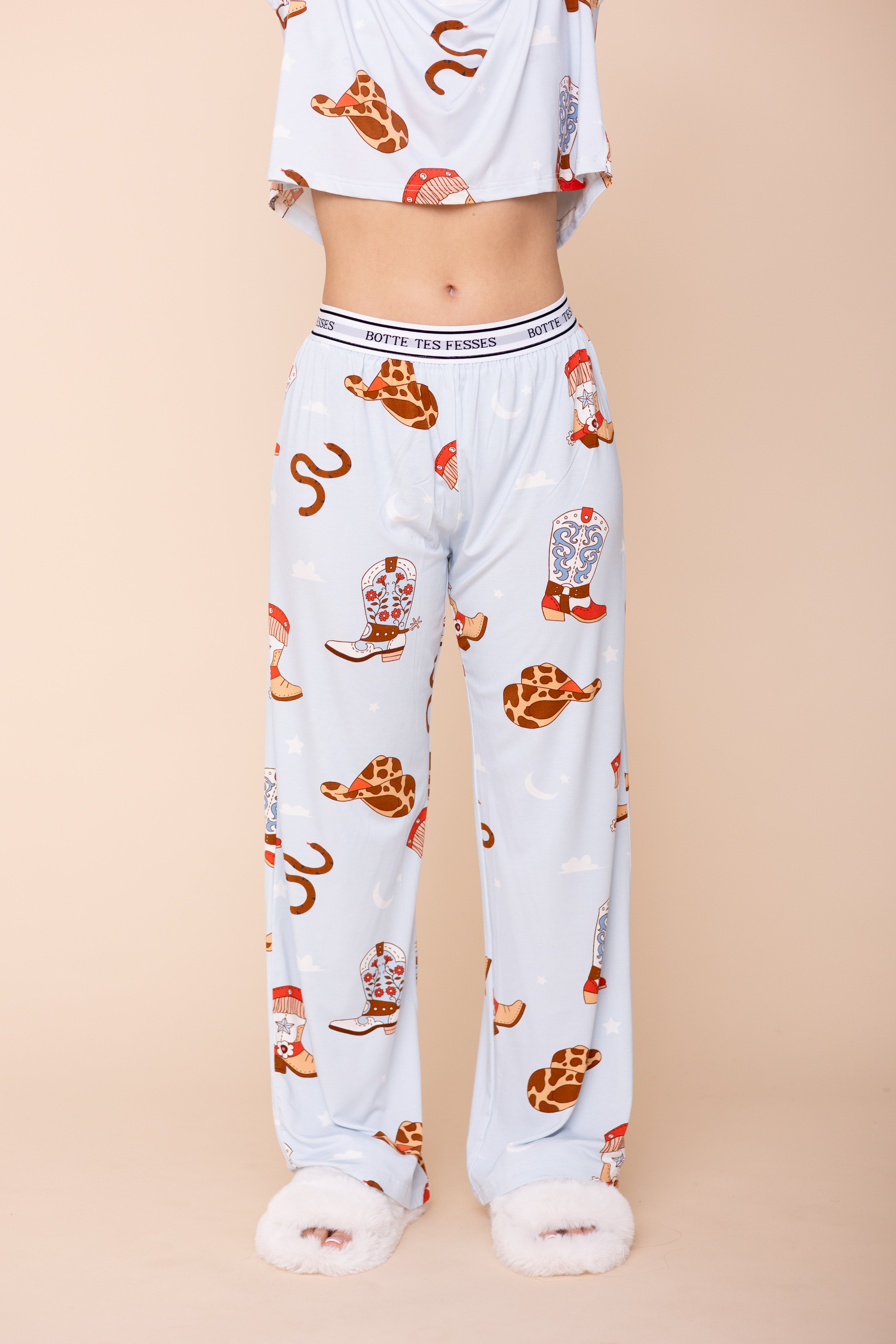 Pajama Pants "BOTTE TES FESSES"