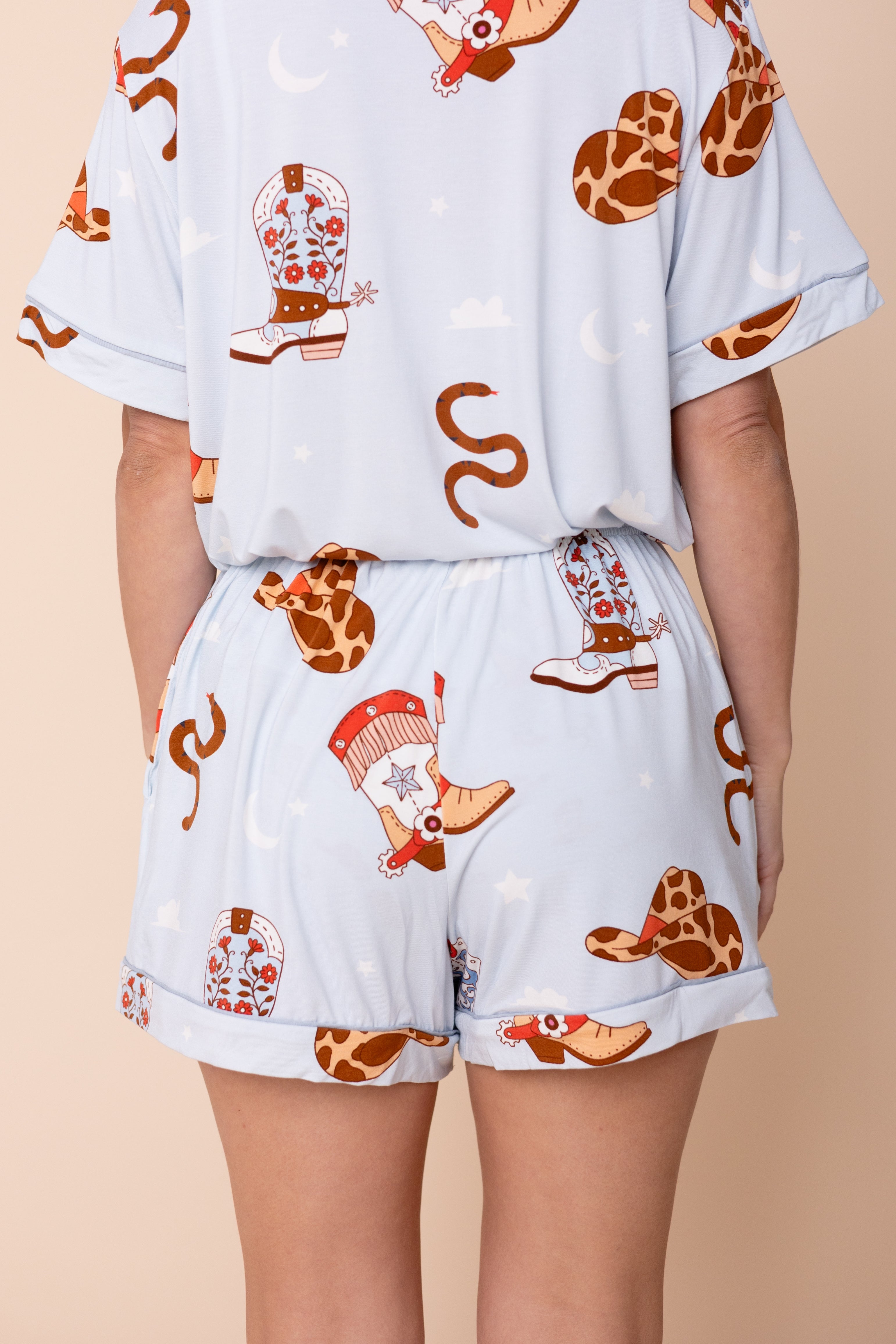 Pajama Shorts "BOTTE TES FESSES"