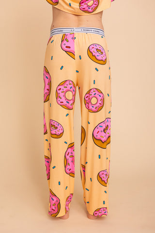 Pajama Pants "I DONUT CARE"
