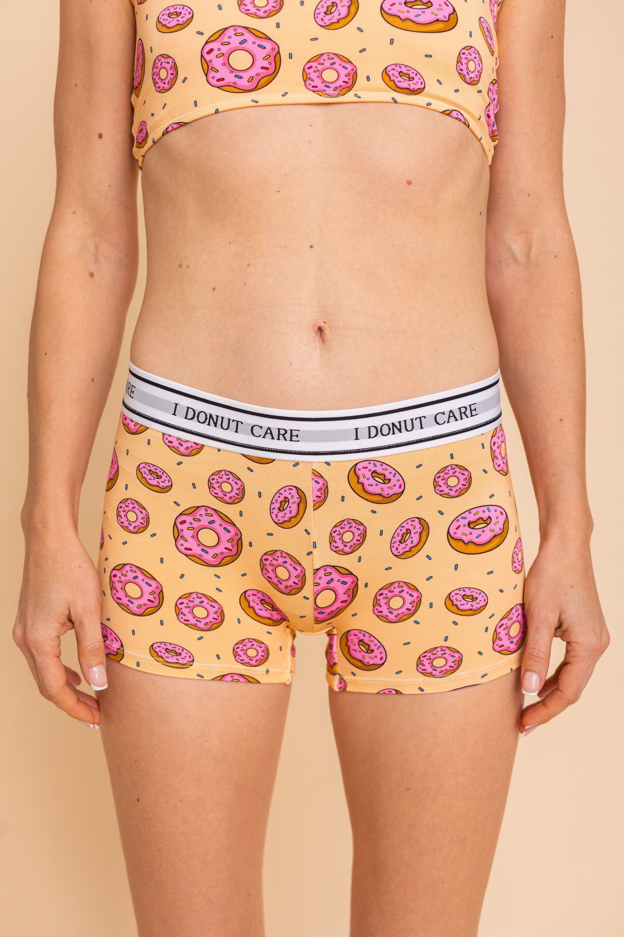 Women Boxers "I DONUT CARE"